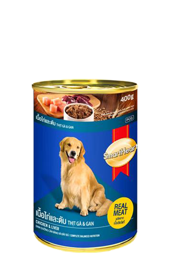 [400g] Pate Lon SmartHeart Cho Chó Vị Bò, Gà & Gan