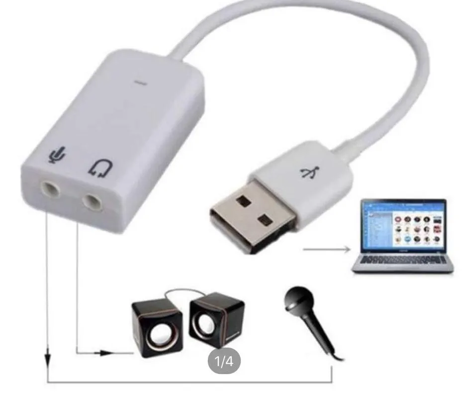 Usb sound có dây 7.1 - full box-jl