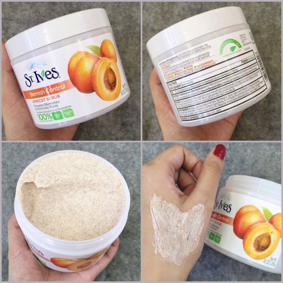 [Hcm]Tẩy Tế Bào Chết Toàn Thân St.ives Skin Apricot Scrub - Mỹ