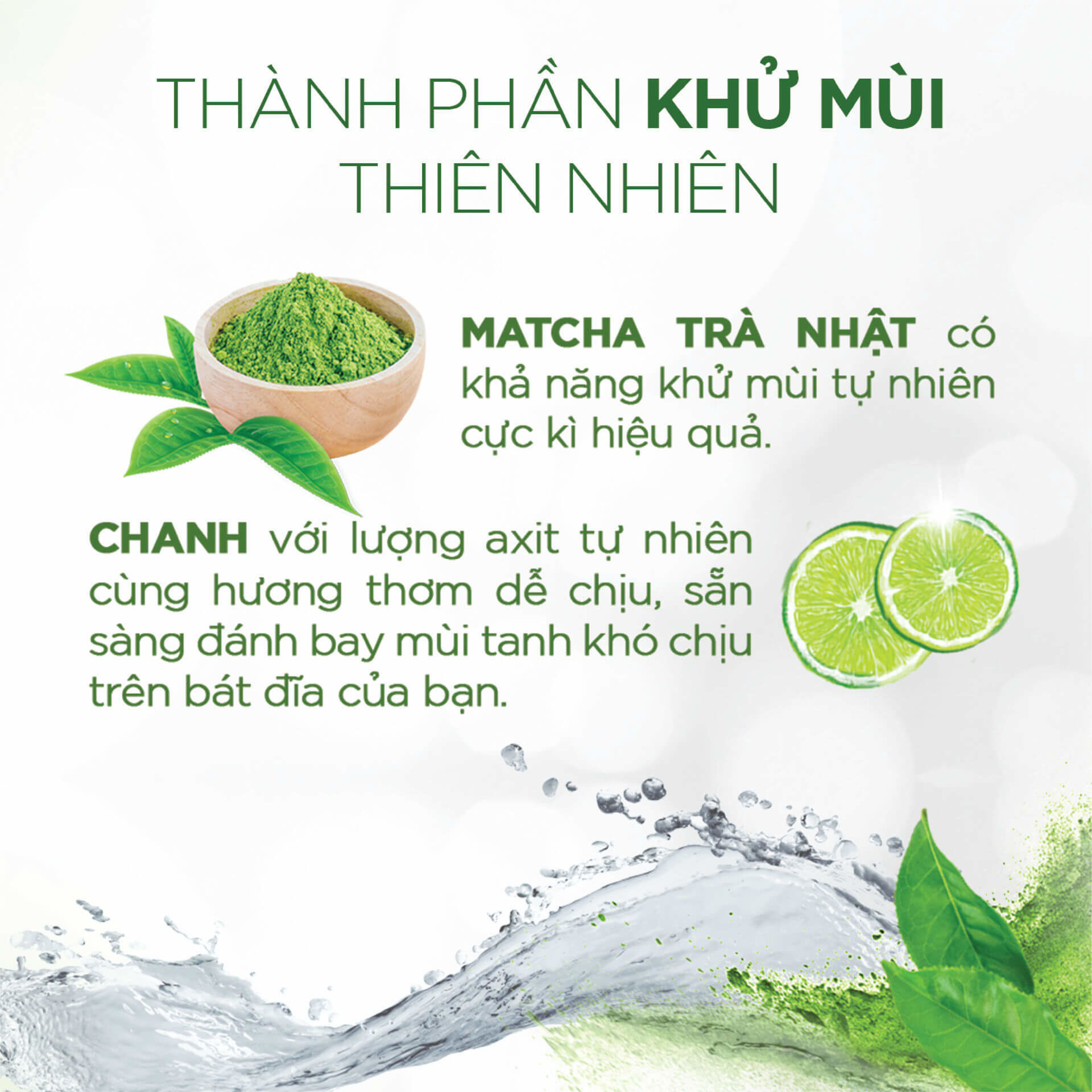Combo 3 Nước Rửa Chén Sunlight Trà Xanh Túi 750G