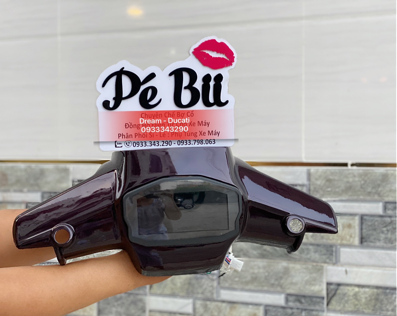 Trọn Bộ Bợ Cổ DREAM Chế Đồng Hồ Ducati