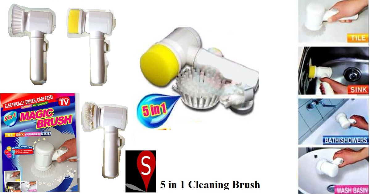 Máy cọ rửa đánh sạch vết bẩn Magic Brush 5 in 1