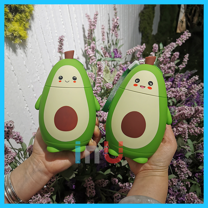 [HCM]HCM - Bình nước bé Bơ xanh cute dễ thương 280ml