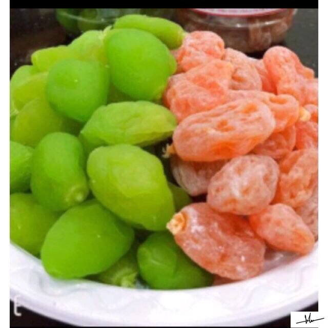 500gr ô mai xí muội đỏ mix xí muội xanh chua ngọt đà lạt