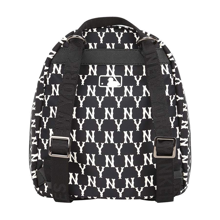 Balo MLB Newyork Yankees Monogram Mini Màu Trắng/Đen