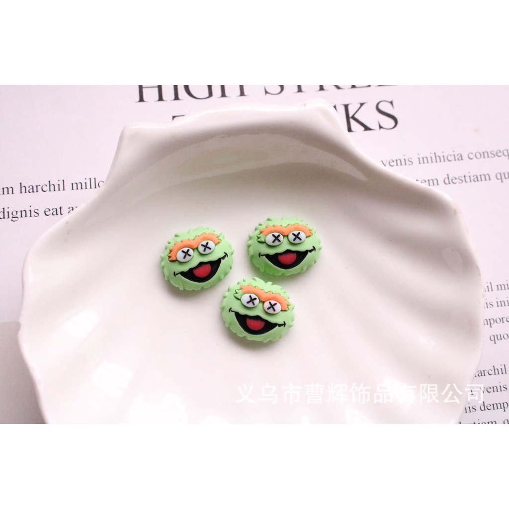 Charm slime/ Dụng Cụ Charm Trang Trí Hình Cookie Monster