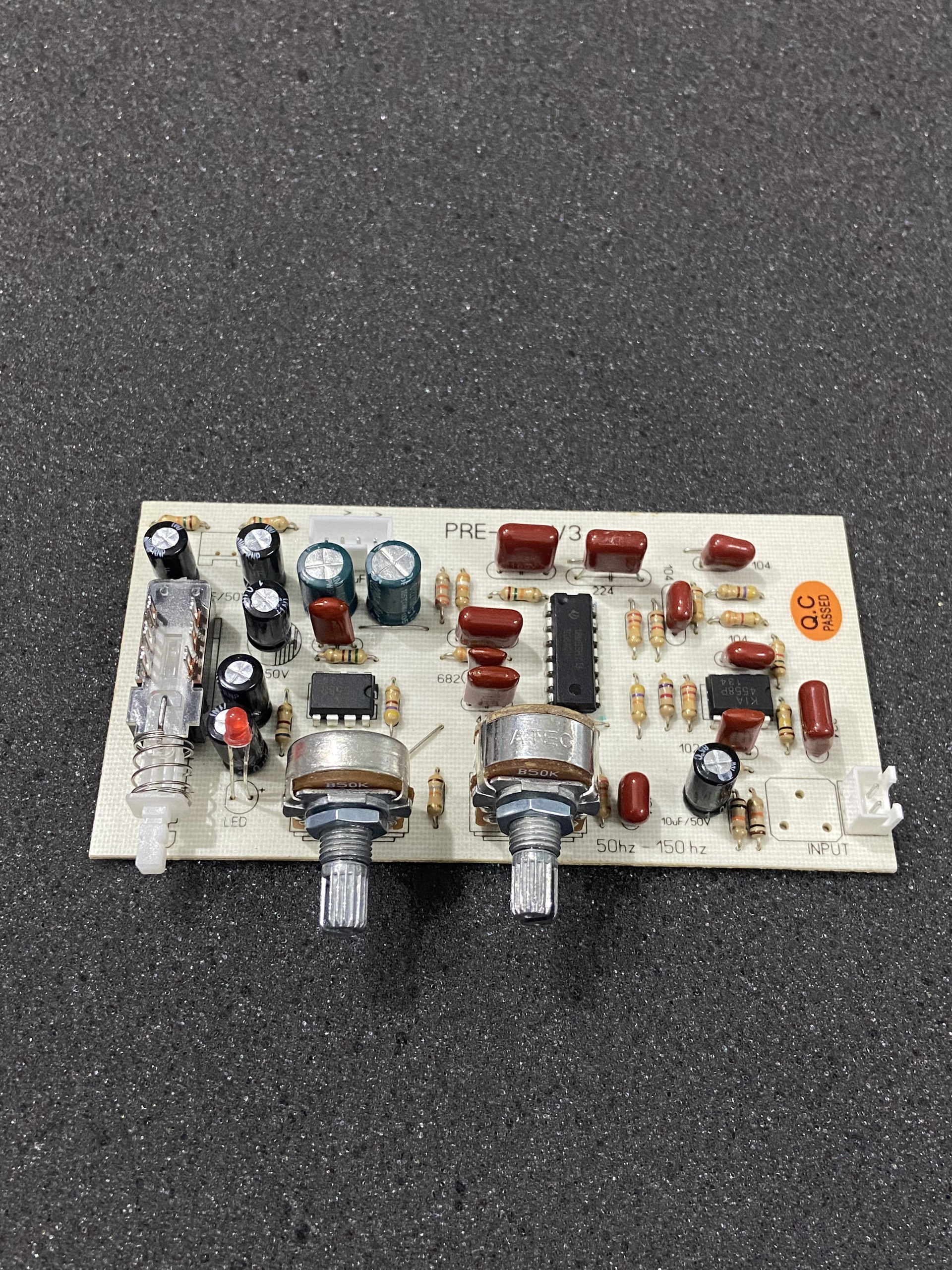Mạch lọc siêu trầm, mạch cắt sub lắp cho amply và cục đẩy.