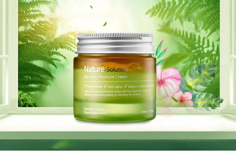 Kem dưỡng ẩm làn da The Plant Base Nature Solution Blending Moisture Cream 50ml giá rẻ
