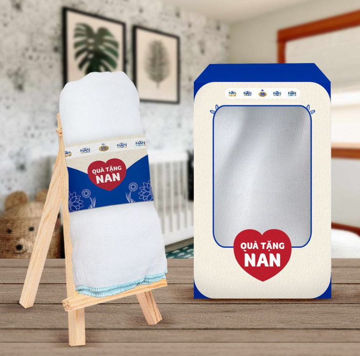 [QT không bán từ NIN] Khăn gạc tắm lớn cho bé