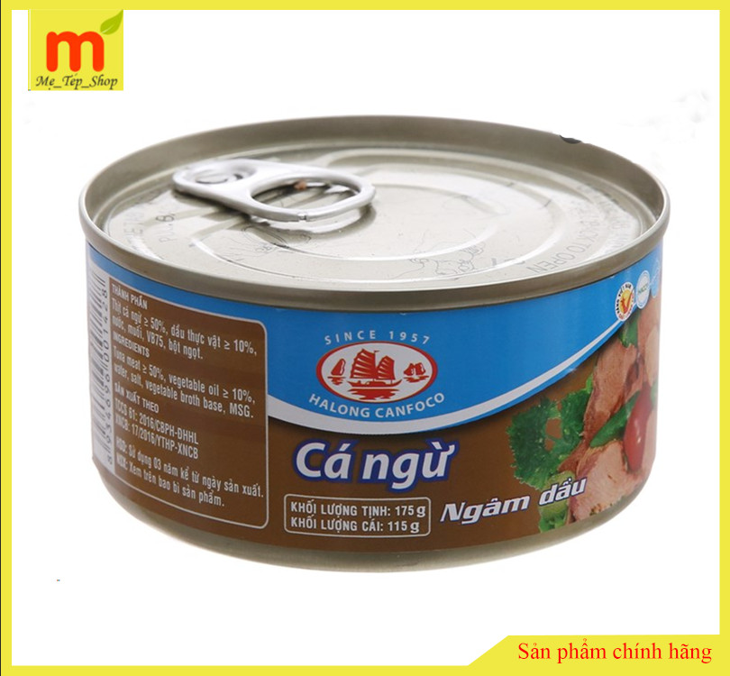 Cá ngừ ngâm dầu đóng hộp 175g