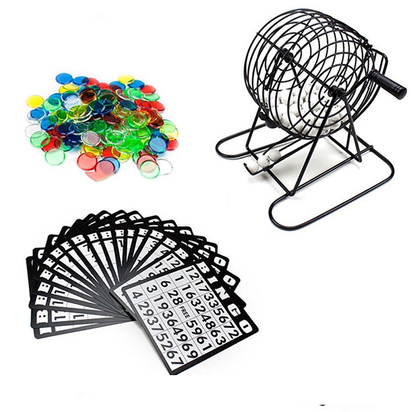 Lồng quay loto bingo bằng sắt cao cấp