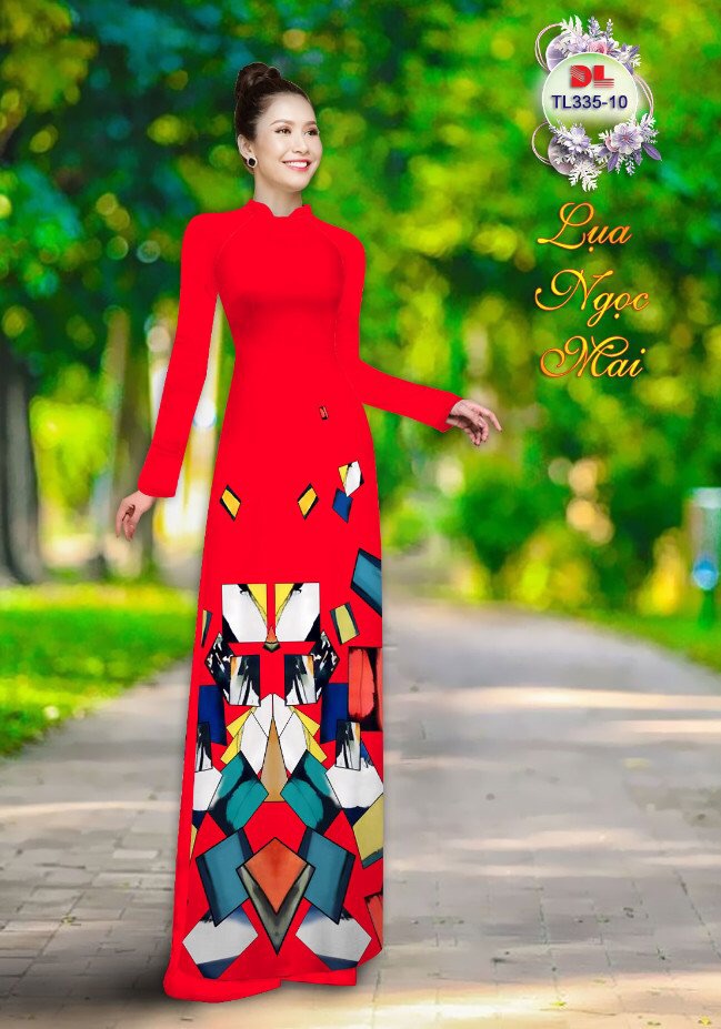 [HCM]Vải áo dài lập thể