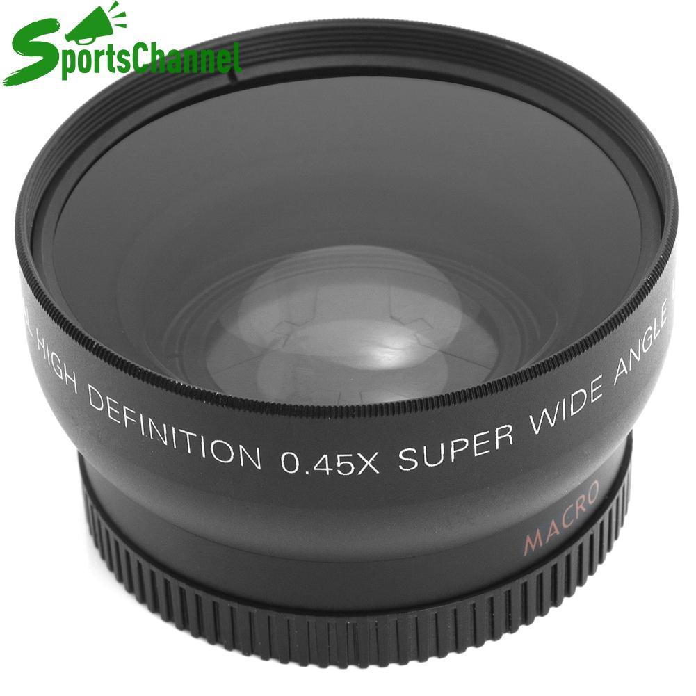 Ống kính góc rộng 0.45x 52mm cho Nikon 18-55mm 55-200mm  50mm