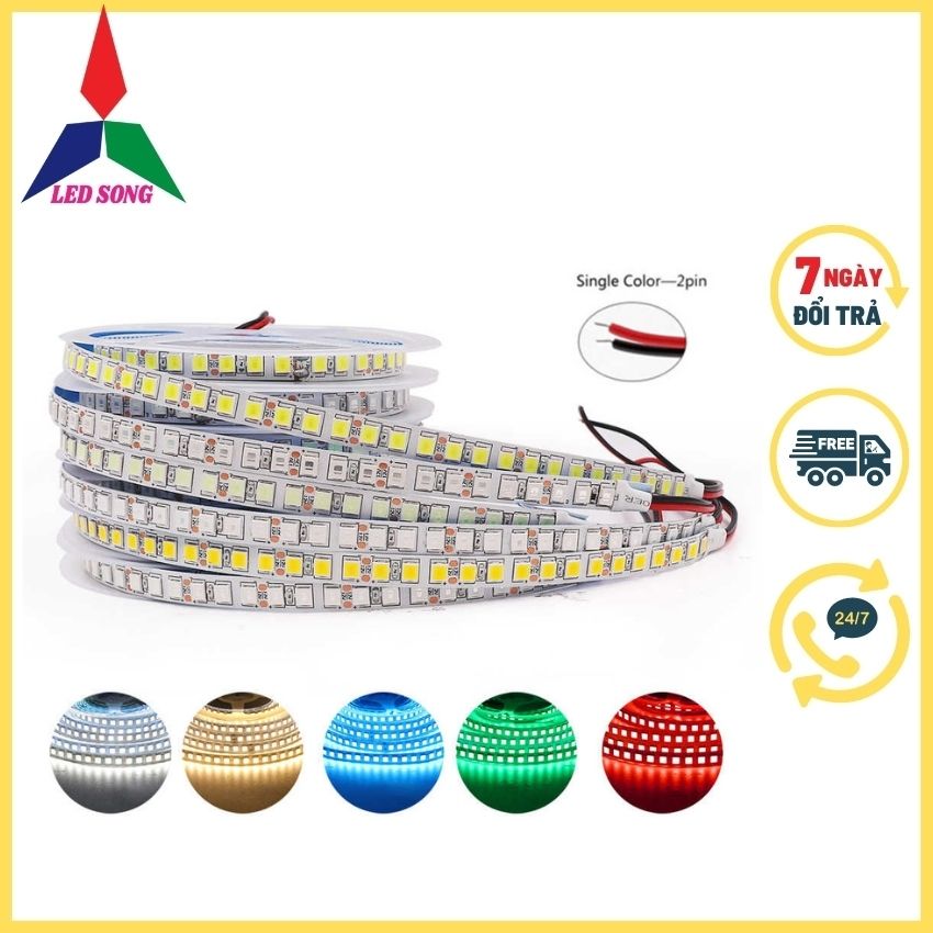 Led Dây Dán 12v 5054 Siêu Sáng Cuộn 5m