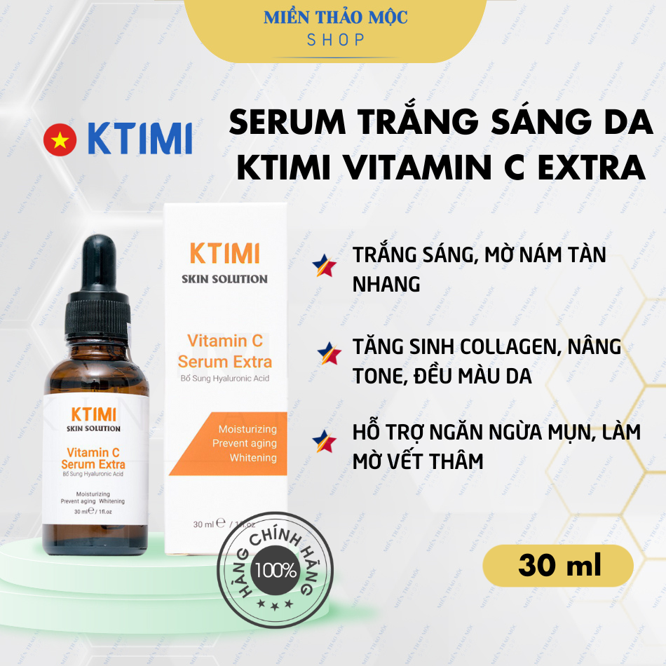 Ktimi - serum vitamin c dưỡng da trắng sáng ktimi