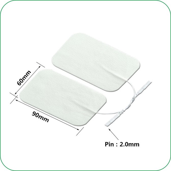 2 miếng dán điện xung dr.ho cỡ lớn có dây (60x90mm)