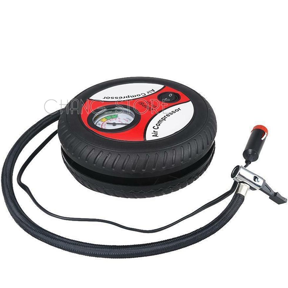 Máy bơm lốp xe hơi hình bánh xe 12V