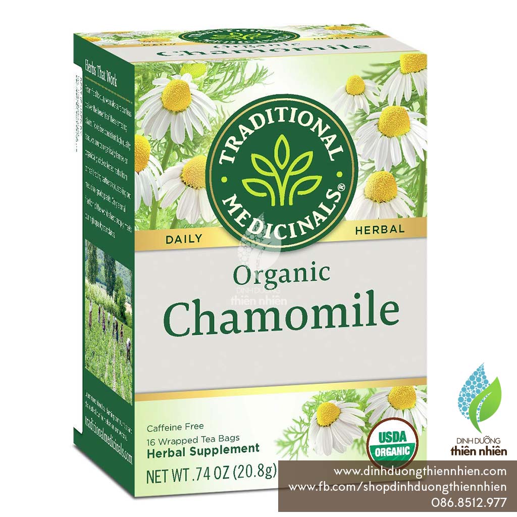 Trà Hữu Cơ Hoa Cúc Traditional Medicinals Organic Chamomile Tea