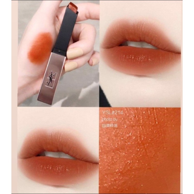 [HCM][New] Son Lì Ysl The Slim Glow Matte Lipstick (Sẵn Các Màu)