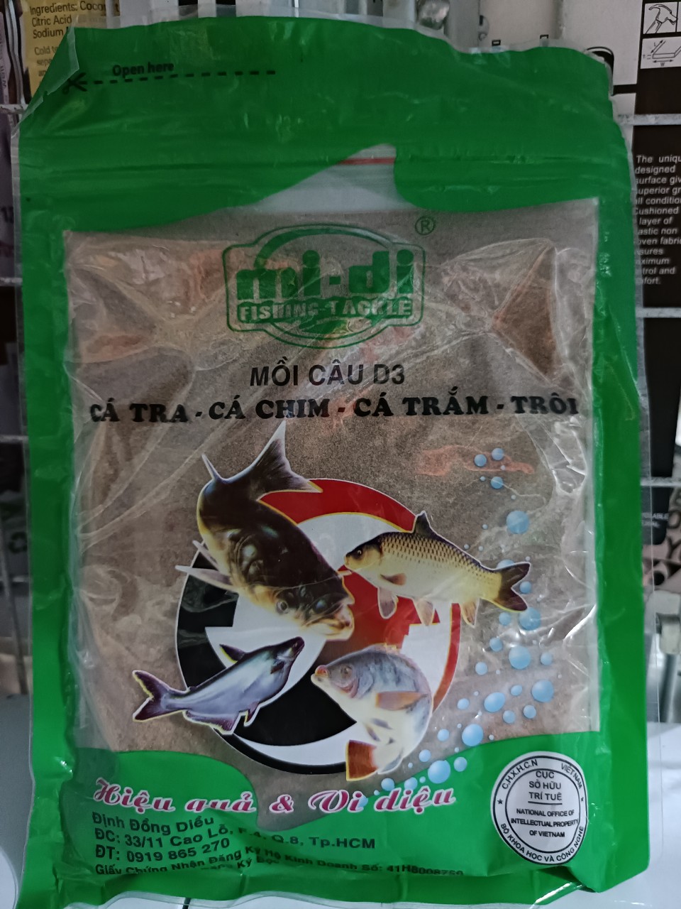 MỒI CÂU CÁ- CÁM D1,D2,D3