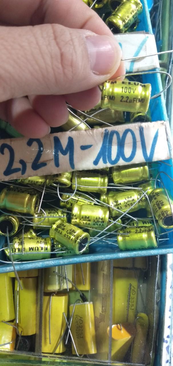 10 tụ loa 2.2uf 100v