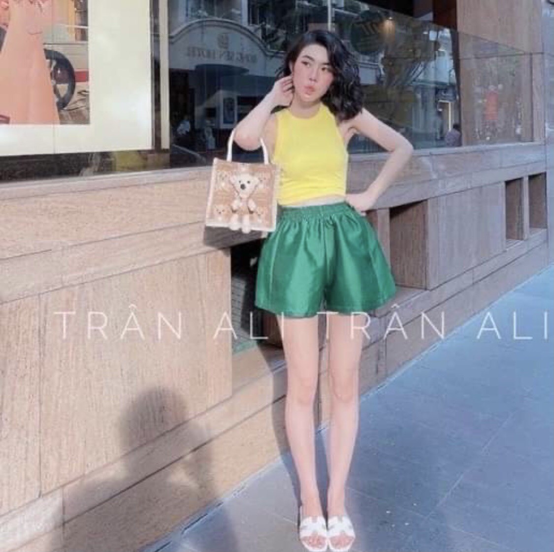 Quần short phồng Tacta cạp chun siêu Hot HT2023