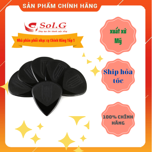 Pick -phím gảy guitar Dunlop Petrucci 427- Nhập khẩu Mỹ -Phân phối chính hãng SolG