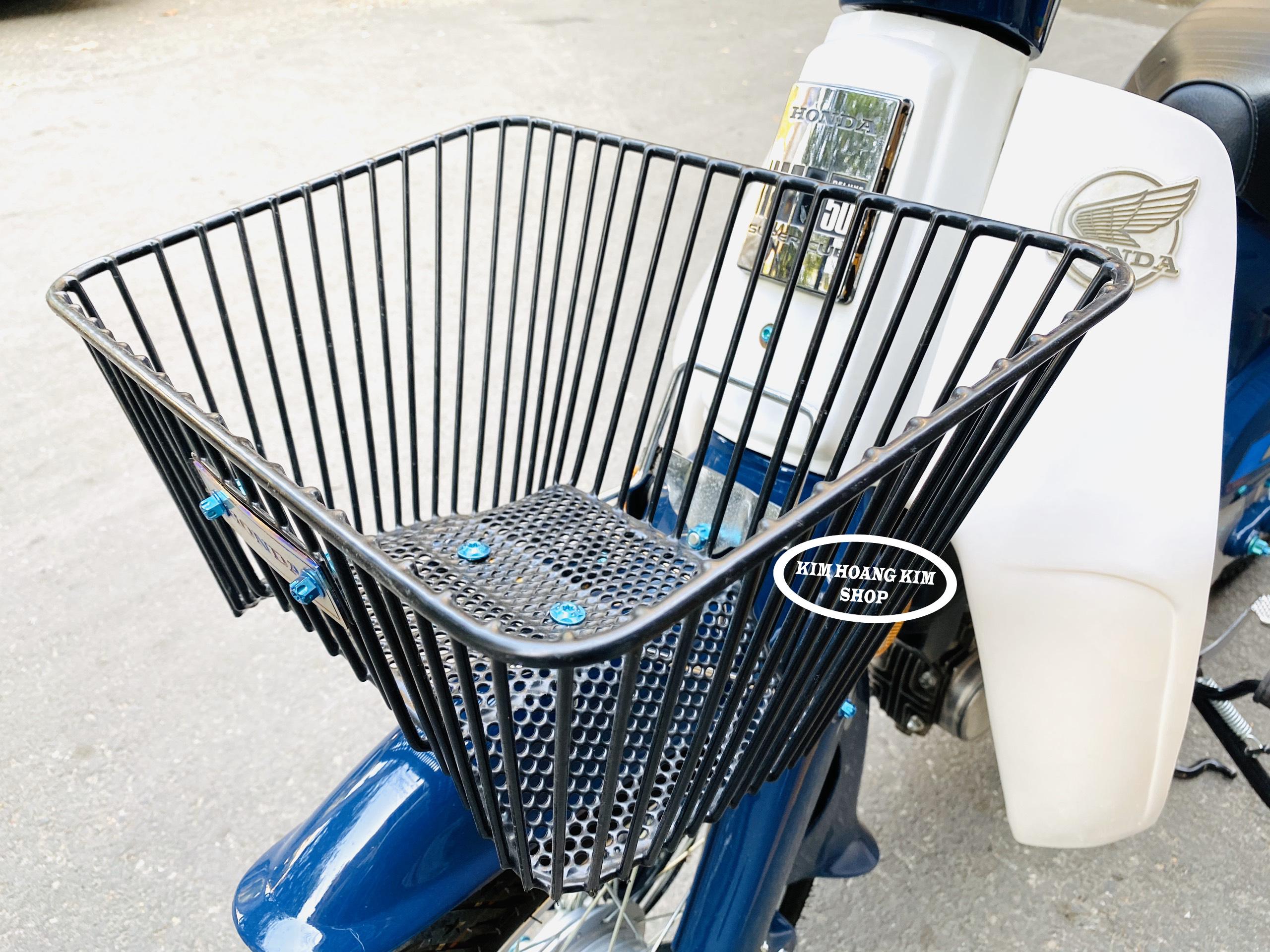 Rổ Sọc Đen gắn CUB,Dream,Wave