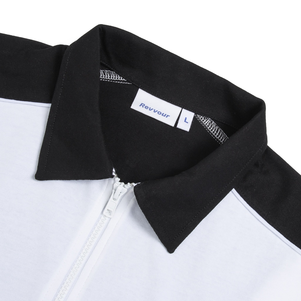 Áo Polo Oversize Panko/ Black - Revvour