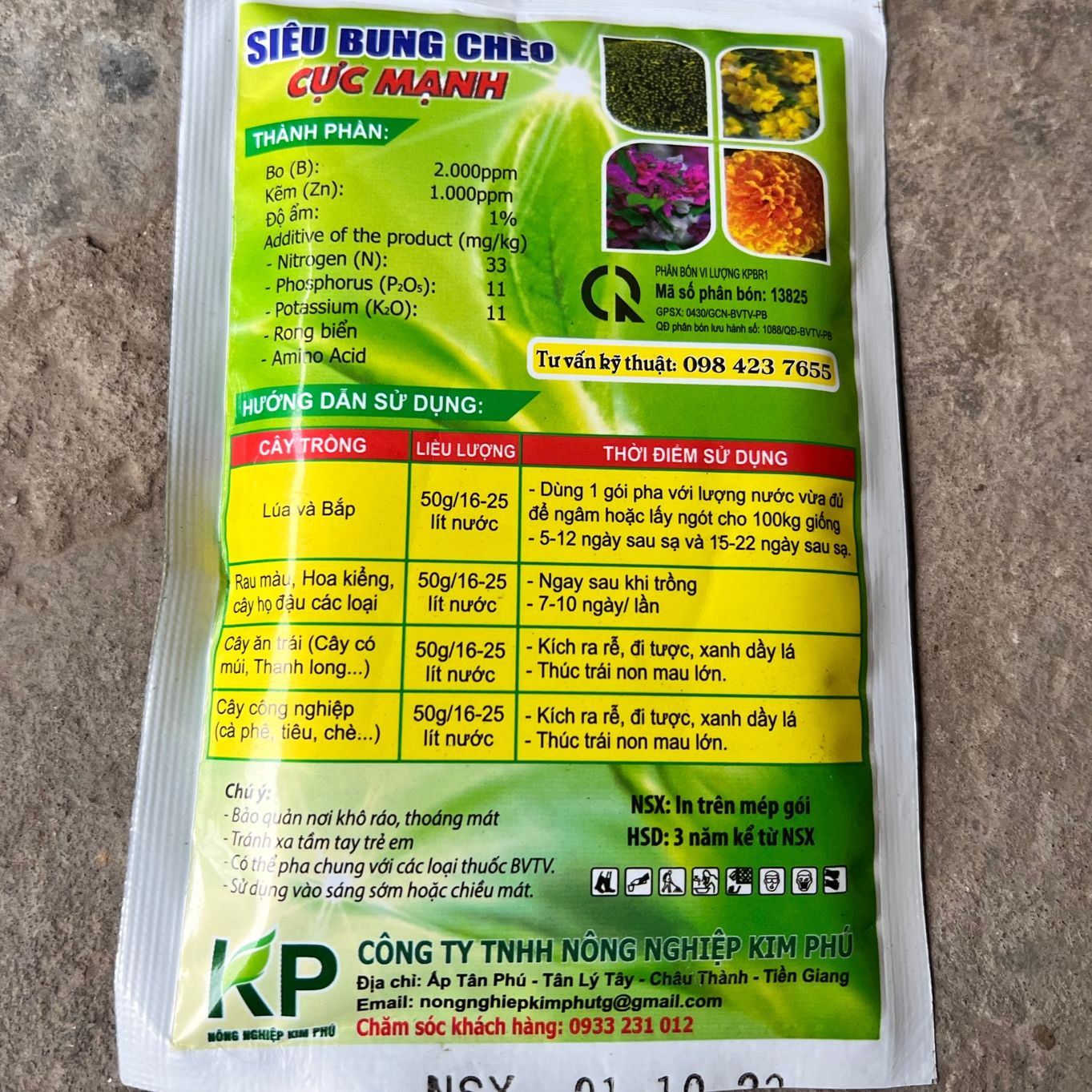 Phân bón siêu bung chèo đâm chồi đẻ nhánh vọt đọt mập đọt (50gr)