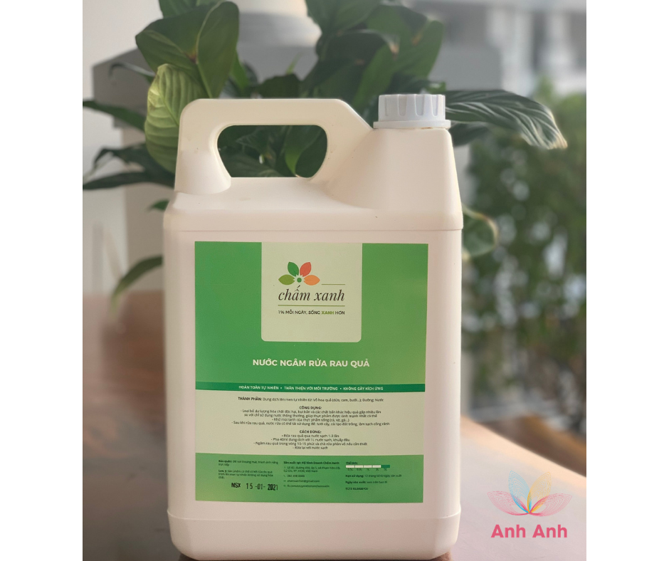 [HCM]NƯỚC RỬA RAU CỦ THỊT CÁ TRÁI CÂY 5 lít