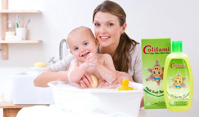 SỮA TẮM RÔM SẢY EM BÉ COLIFAMI