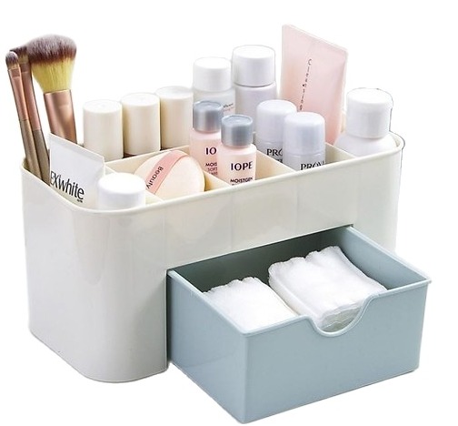 [HCM](XÃ KHO) Kệ nhựa 2 ngăn đựng đồ trang điểm cá nhân tủ trang điểm để bàn loại đẹp giá để đồ trang điểm cao cấp kệ nhựa đựng đồ trang điểm cá nhân tủ trang điểm để bàn.