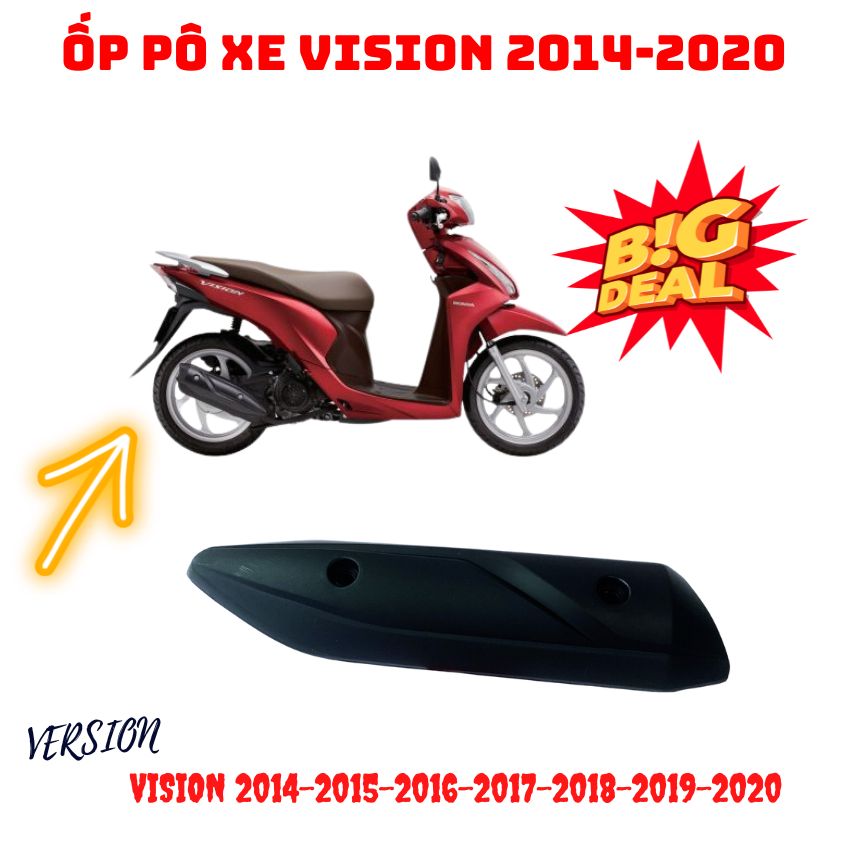 ốp pô xe vision 2021-2023, vision 2014-2020