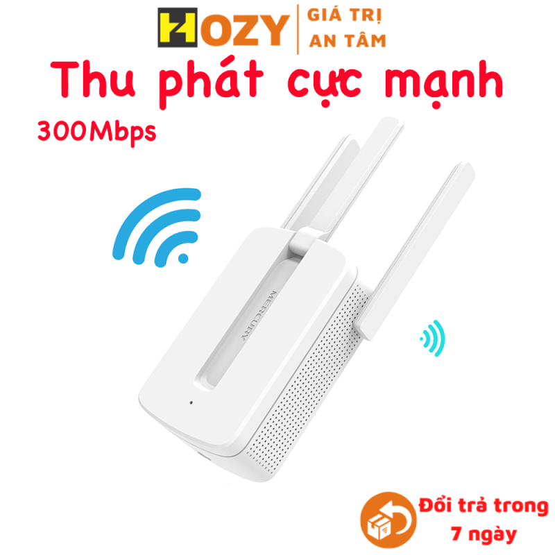 Bảng giá Bộ kích sóng Wifi Mercury 3 râu chính hãng hút cực mạnh MW310RE - 300Mbps - hỗ trợ tối đa 16 thiết bị, phù hợp với các hộ gia đình Phong Vũ