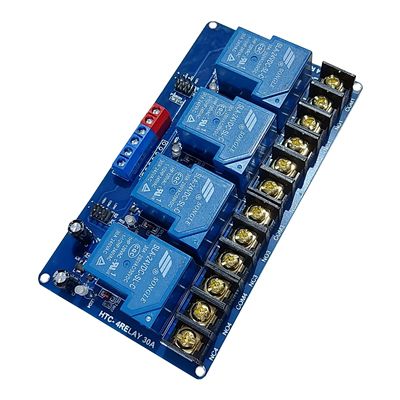 Module 4 relay 24Vdc 30A có opto kích high/low HTC