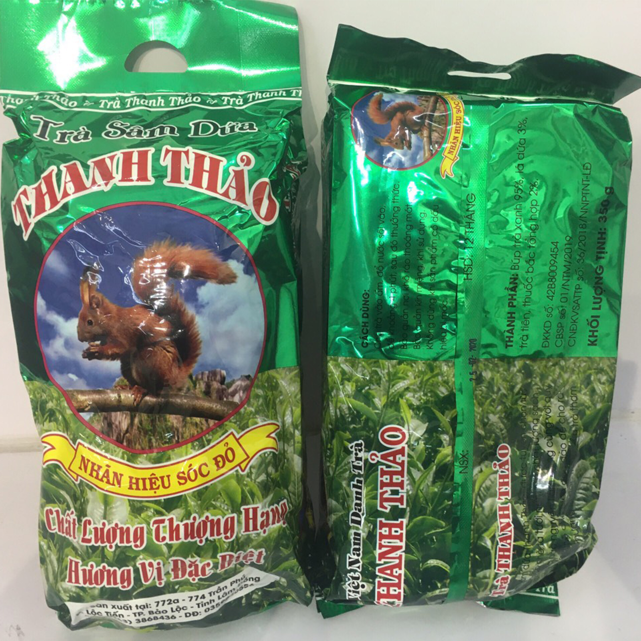 Trà Sâm Dứa Thanh Thảo Thanh Nhiệt Gói 350gr