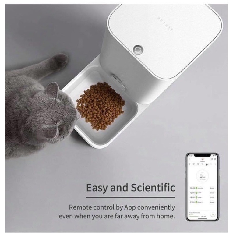 (Bản Petkit Fresh Element Mini - Máy cho ăn tự động Petkit bản mới