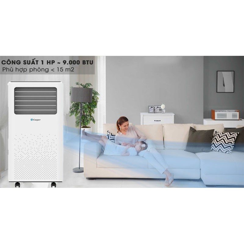 [HCM]Máy lạnh di động Casper PC-09TL33 (1.0 HP) (Miễn phí giao tại HCM-ngoài tỉnh liên hệ shop)