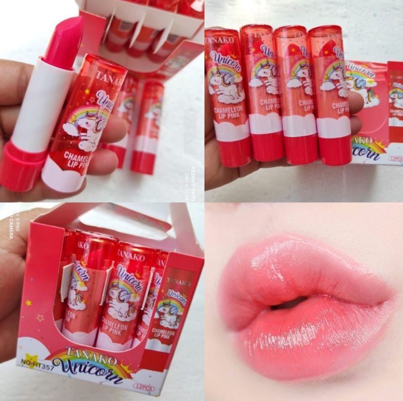 Son dưỡng môi đổi màu tanako Magic Lipbalm
