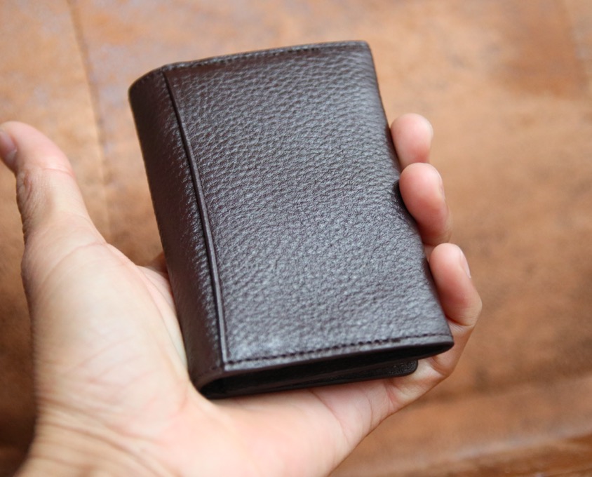 Ví card mini da bò cao cấp siêu mềm 2 màu đen ,nâu
