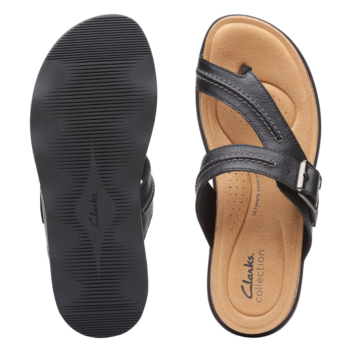 Dép Xỏ Ngón Da Nữ Clarks - Brynn Madi