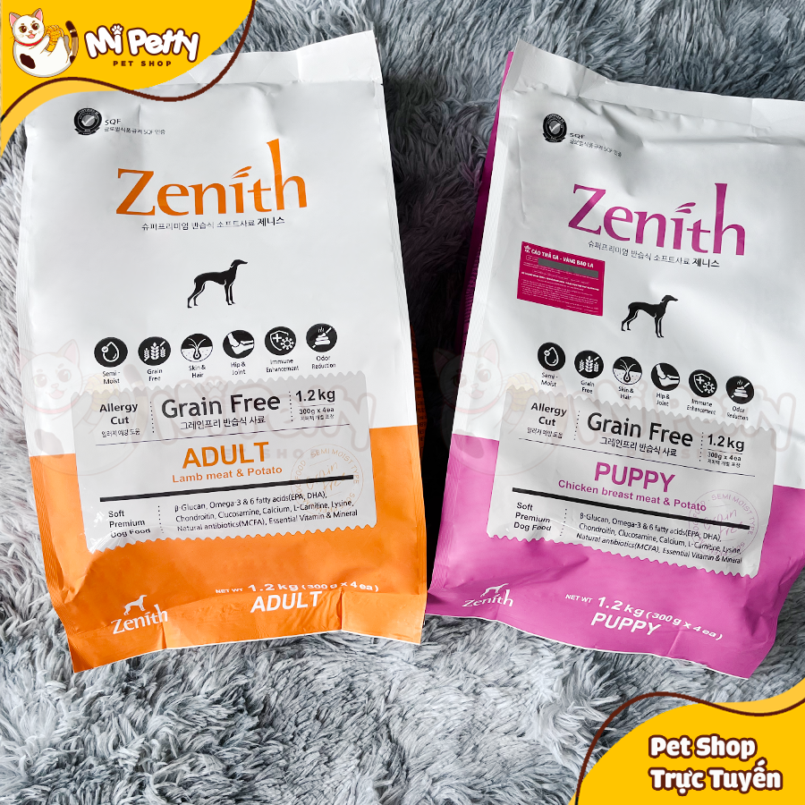 Thức ăn hạt mềm Zenith dành cho chó con (1,2Kg - 300G)