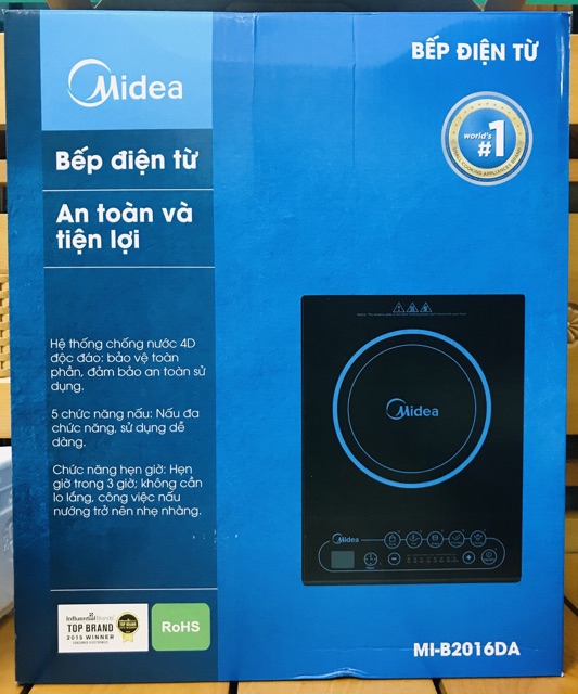 Bếp từ MEDIA MI-B2016DA(tặng nồi inox)
