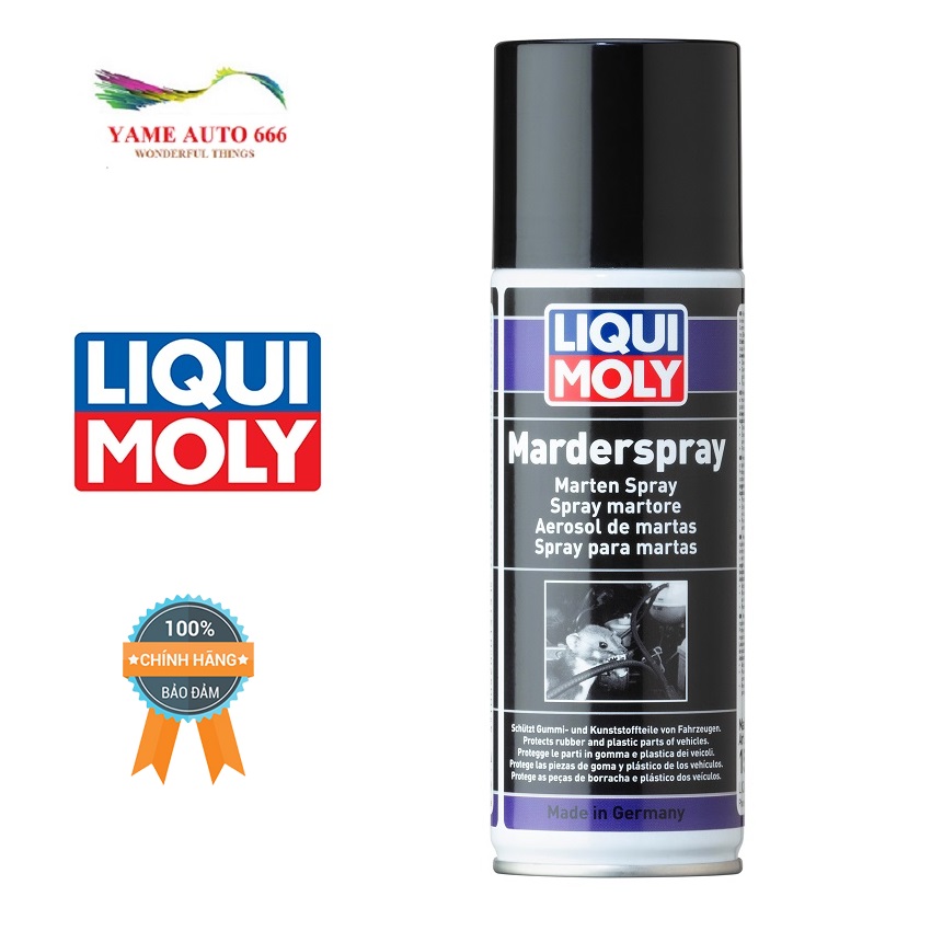 [HCM]CHAI XỊT CHỐNG CHUỘT - ĐUỔI CHUỘT CHO XE Ô TÔ - XE MÁY LIQUI MOLY MARTEN SPRAY 1515 (200ML)