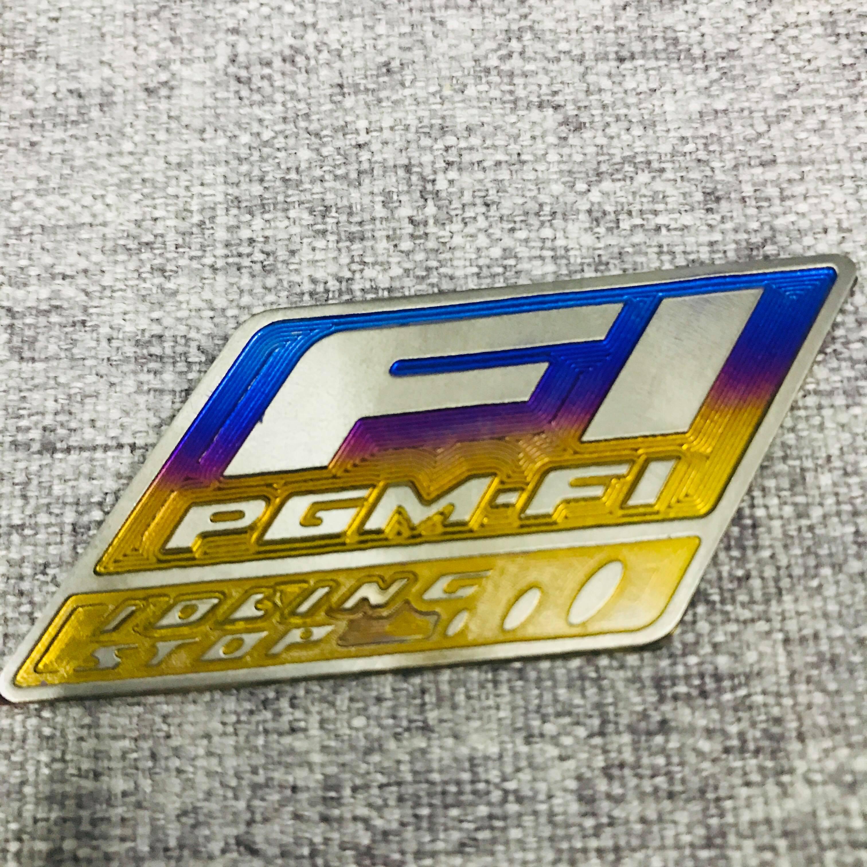 [HCM]TEM TITAN FI DÁN TRANG TRÍ CHO NHIỀU LOẠI XE MÁY KEO 3M DÍNH SIÊU CHẶT (100% TITAN)