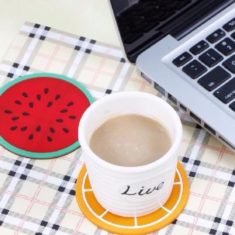 Set 5 miếng lót cốc hình hoa quả