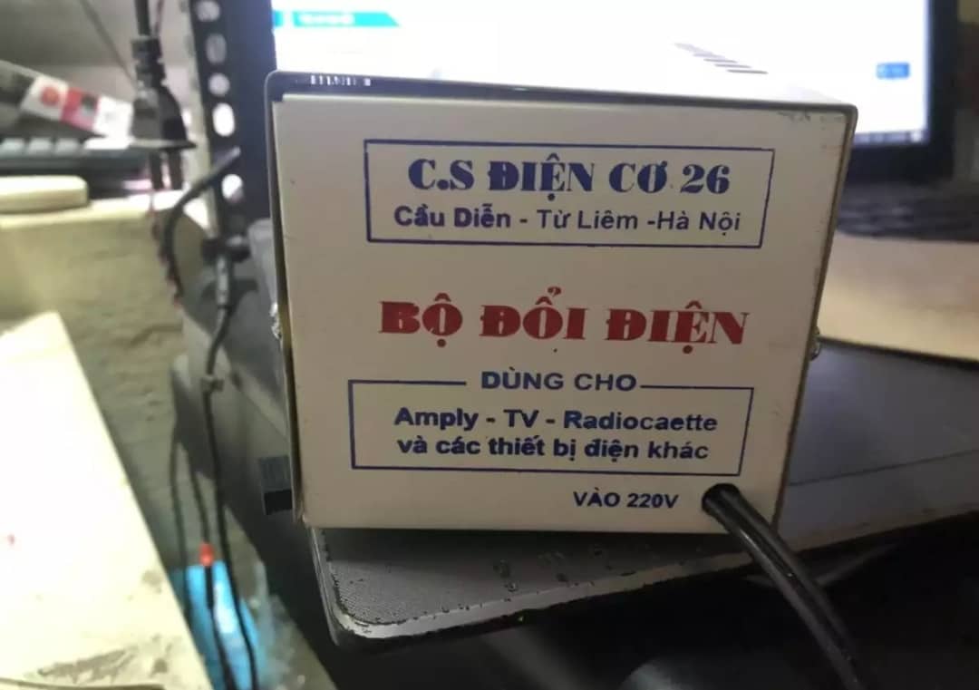đổi điện 220v ra 110v 100v