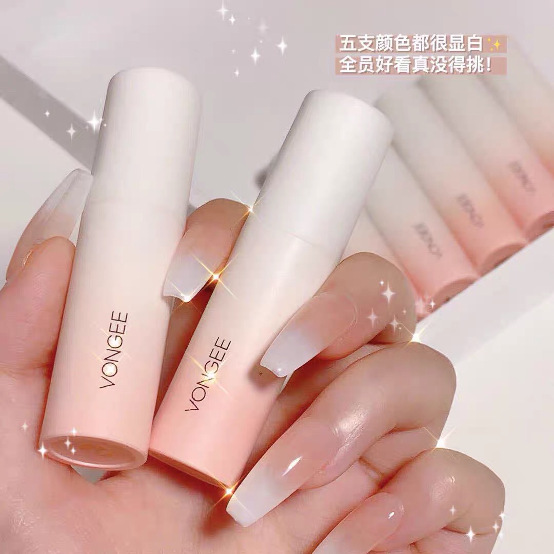 Set 5 Cây Son Kem VonGee Mềm Mượt Siêu Lì [Hàng Mới]