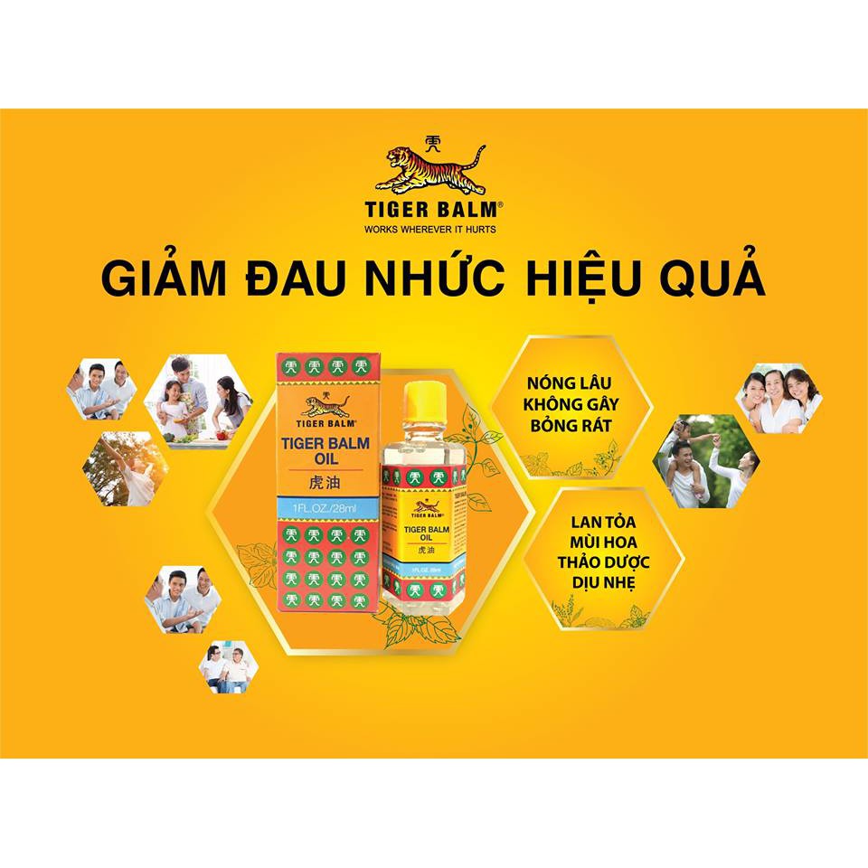 Cù là dầu cao con hổ Tiger Balm các loại